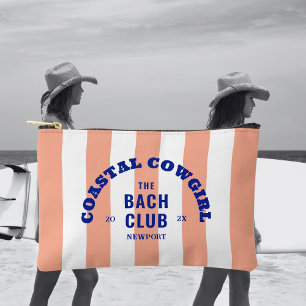Bolsito Accesorio Pequeño Vaquera Costera El Club Bach Pink Cabana Raya
