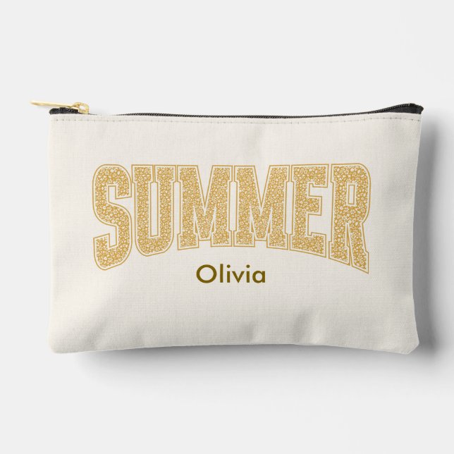 Bolsito Accesorio Pequeño Verano Universitario Atardecer Maquillaje Floral E (Anverso)