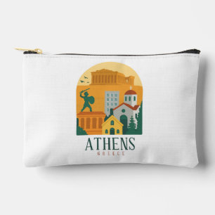 Bolsito Accesorio Pequeño Viajes Vintage Atenas Greece - Parthenon