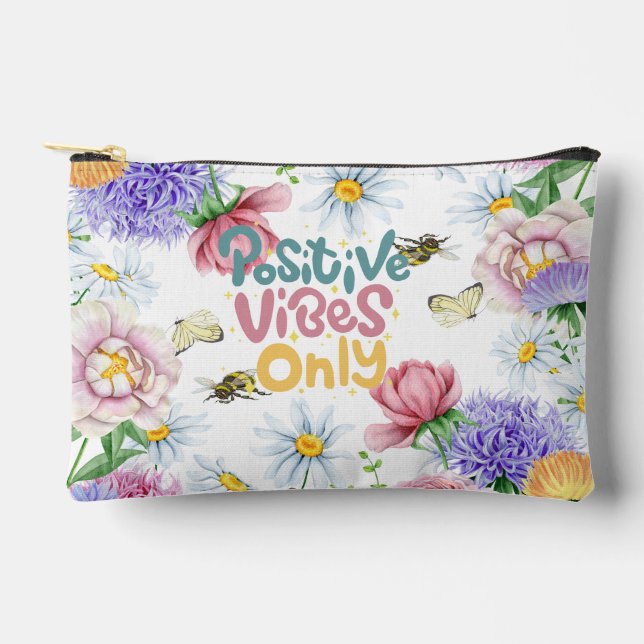 Bolsito Accesorio Pequeño Vibes positivas de bolsita pequeña (Anverso)