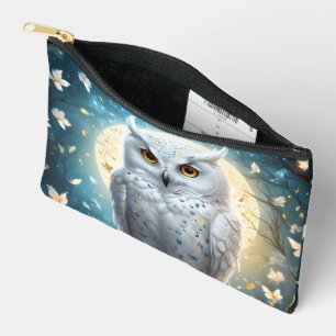 Bolsito Accesorio Pequeño Vigilia lunar: Lechuza Blanca