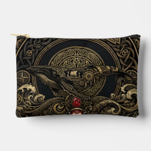 Bolsito Accesorio Pequeño Viking Whale Steampunk: guardián del norte