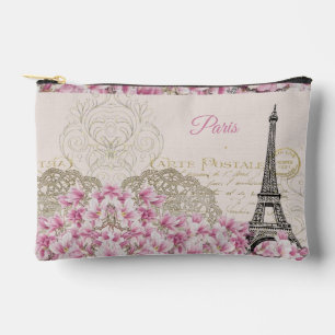 Bolsito Accesorio Pequeño Viñeta Eiffel Torre Paris Postcard