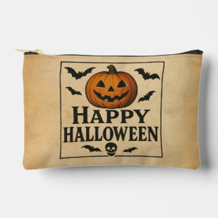 Bolsito Accesorio Pequeño Vintage/classic Happy Halloween jack-o-lantern