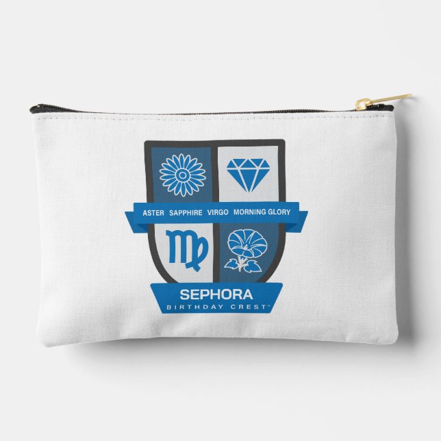 Bolsito Accesorio Pequeño Virgo Birthday Crest™ for September 1-22 (Reverso )