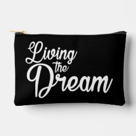 Bolsito Accesorio Pequeño Viviendo el sueño como motivación Inspiradora