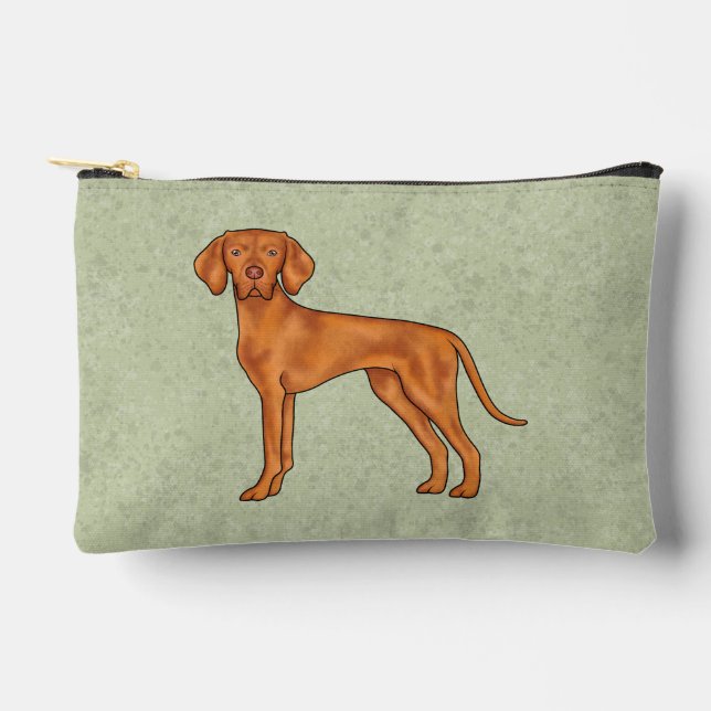 Bolsito Accesorio Pequeño Vizsla húngara lindo Personalizado puntero perro v (Anverso)