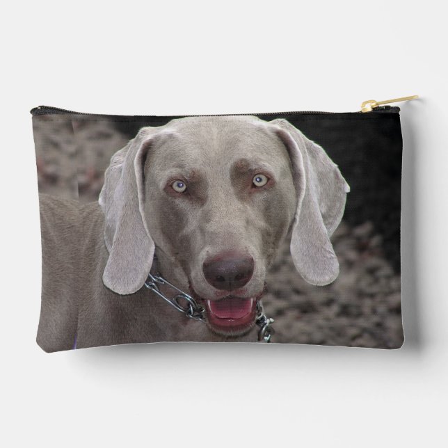 Bolsito Accesorio Pequeño Weimaraner de chocolate (Reverso )