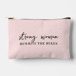 Bolsito Accesorio Pequeño Well Behaved Women | Feminist Quote Pink Design