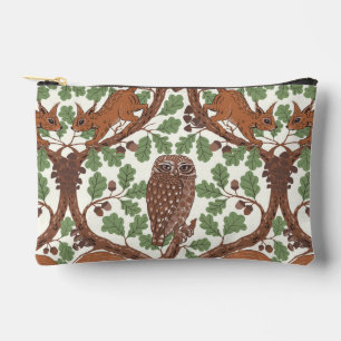 Bolsito Accesorio Pequeño Whispers/Owls y Squirrels en roble/mo
