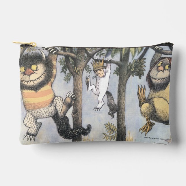Bolsito Accesorio Pequeño Wild Things and Max Swinging From Trees (Anverso)
