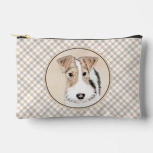 Bolsito Accesorio Pequeño Wire Fox Terrier Pintura tricolor WFT Mascota Dog 