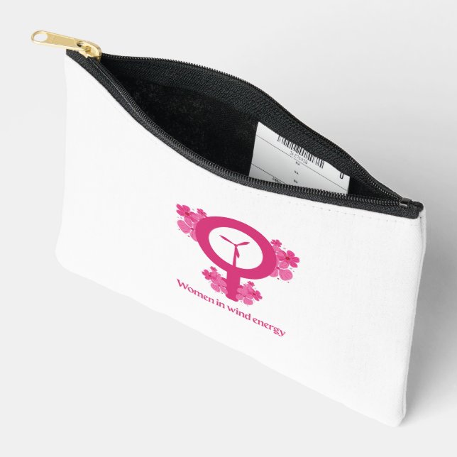Bolsito Accesorio Pequeño Women in Wind Energy– Feminist Gift (Abierto)