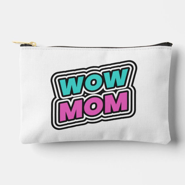 BOLSITO ACCESORIO PEQUEÑO WOW MOM COSMETIC BAG (Anverso)