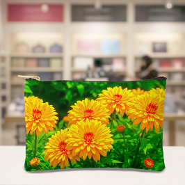 Bolsito Accesorio Pequeño Yellow Chrysanthemums Pouch