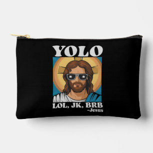 Bolsito Accesorio Pequeño YOLO LOL JK BRB Jesús Divertida Pascua