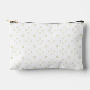 Bolsito Accesorio Pequeño Zinnia dorada blanca Sol