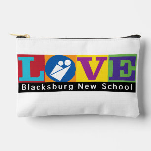 Bolsito Accesorio Pequeño Zipper Pouch de la nueva escuela de Blacksburg