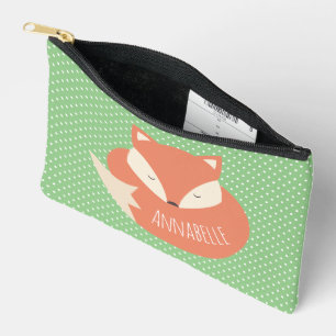 Bolsito Accesorio Pequeño Zorro dormido lindo personalizado personalizado