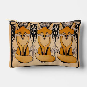 Bolsito Accesorio Pequeño zorros de Art Nouveau
