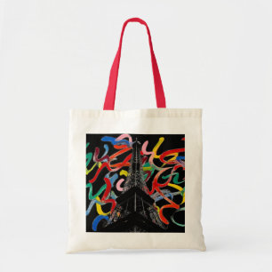 Bolso abstracto de la torre de Arte-Eiffel