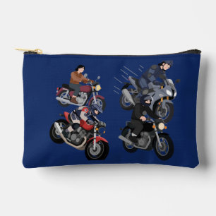 Bolso accesorio azul de motocicleta y coches de ca