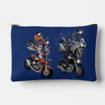 Bolso accesorio azul de motocicleta y coches de ca