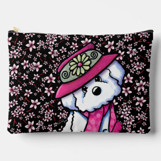 Bolso accesorio de flor de cerezo Bichon