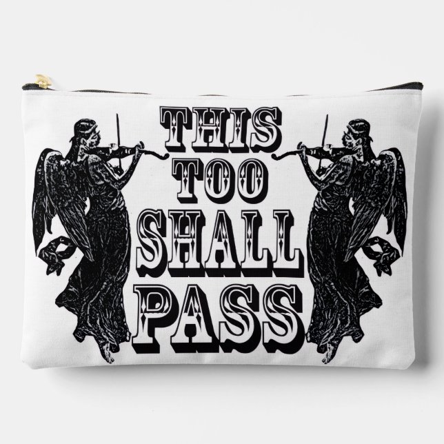 Bolso accesorio grande This Too Shall Pass (Anverso)