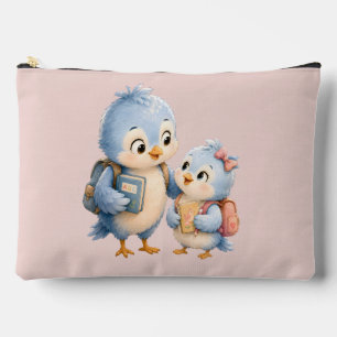 Bolso accesorio hermano pajarito azul lindo