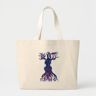 Bolso azul del árbol del violoncelo