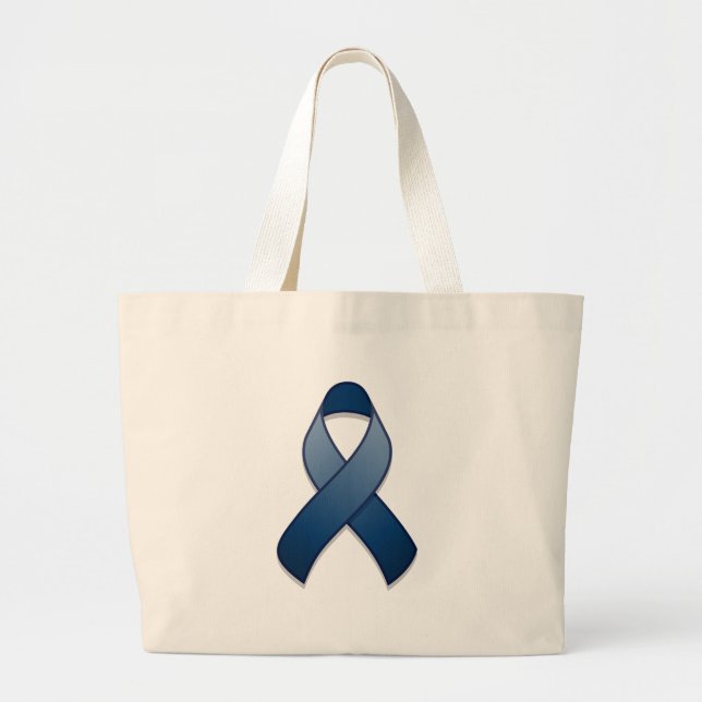 Bolso azul marino de la cinta de la conciencia (Frente)