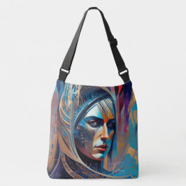Bolso bandolera con estampado integral (grande)