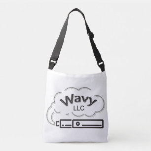 Bolso bandolera con estampado integral (mediano)