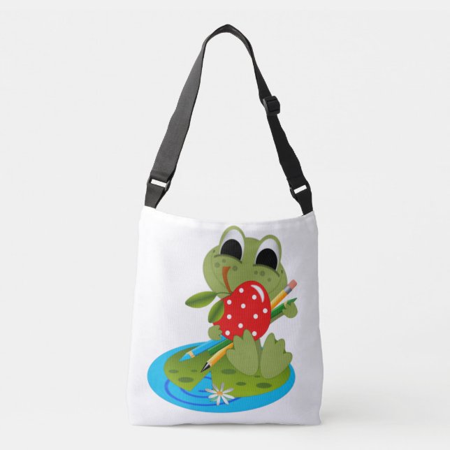 Bolso bandolera con estampado integral (mediano) (Anverso)