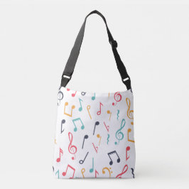 Bolso bandolera con estampado integral (mediano)