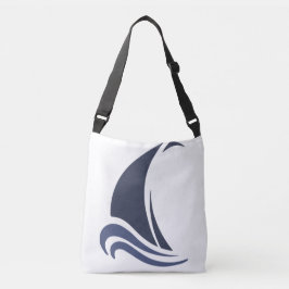 Bolso bandolera con estampado integral (mediano)