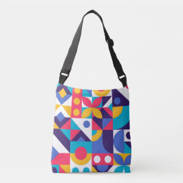 Bolso bandolera con estampado integral (mediano)