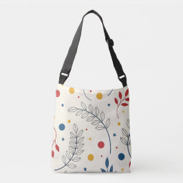 Bolso bandolera diseño floral