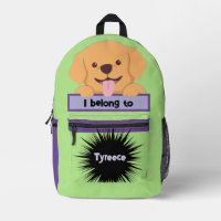 Bolso Buddy Cachorro Labrador Dorado Lindo Mochila