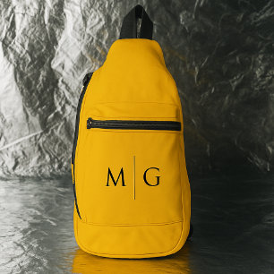 Bolso Chic de Hombro con Monograma