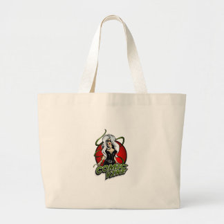 Bolso cómico del rojo del logotipo de la vid