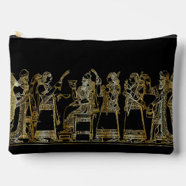Bolso con arte de oro mesopotámico antiguo con cre