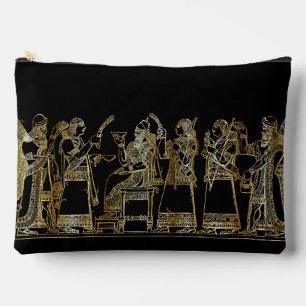 Bolso con arte de oro mesopotámico antiguo con cre