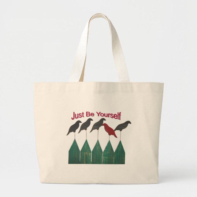 Bolso con arte del pájaro (Frente)