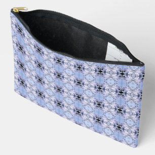 Bolso con cremallera estampado de amapola de nieve
