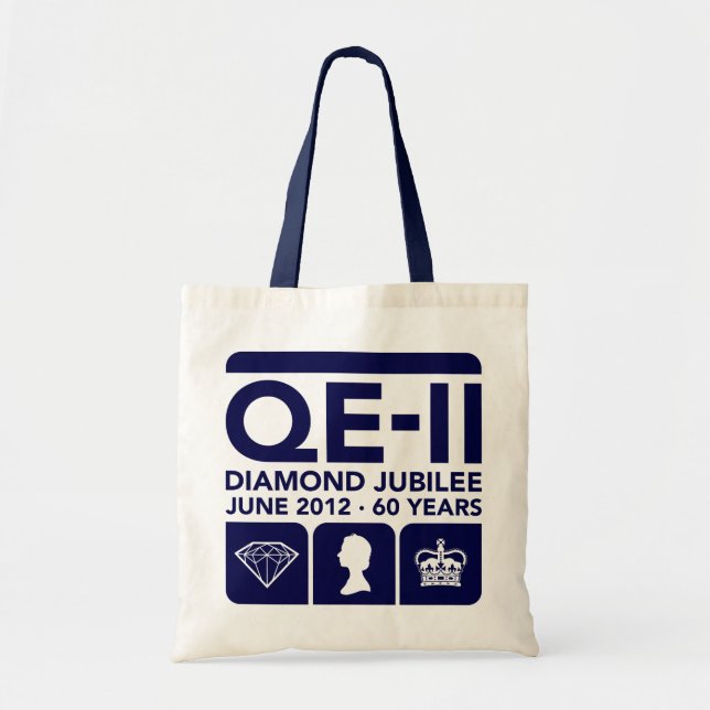 Bolso conmemorativo del jubileo de diamante (Frente)