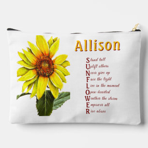Bolso Cosmético de Estimulo Positivo de Girasol