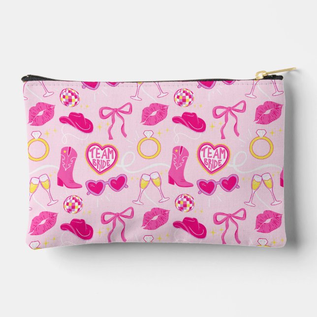 Bolso Cosmético de Soltera Rosa al Estilo Occident (Reverso )
