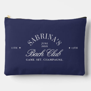 Bolso cosmético para despedida de soltera en azul